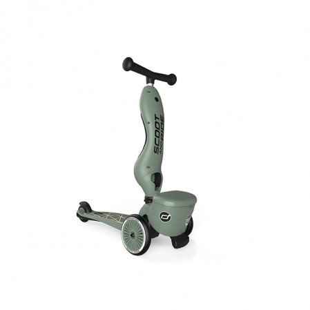 Тротинетка Scoot and Ride HKick 1 Lifestyle green lines с кош отпред